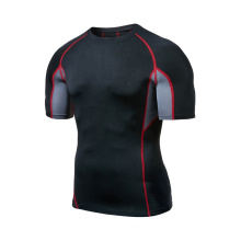 Outdoor short sleeve round neck quick-dry sport t shirts for men